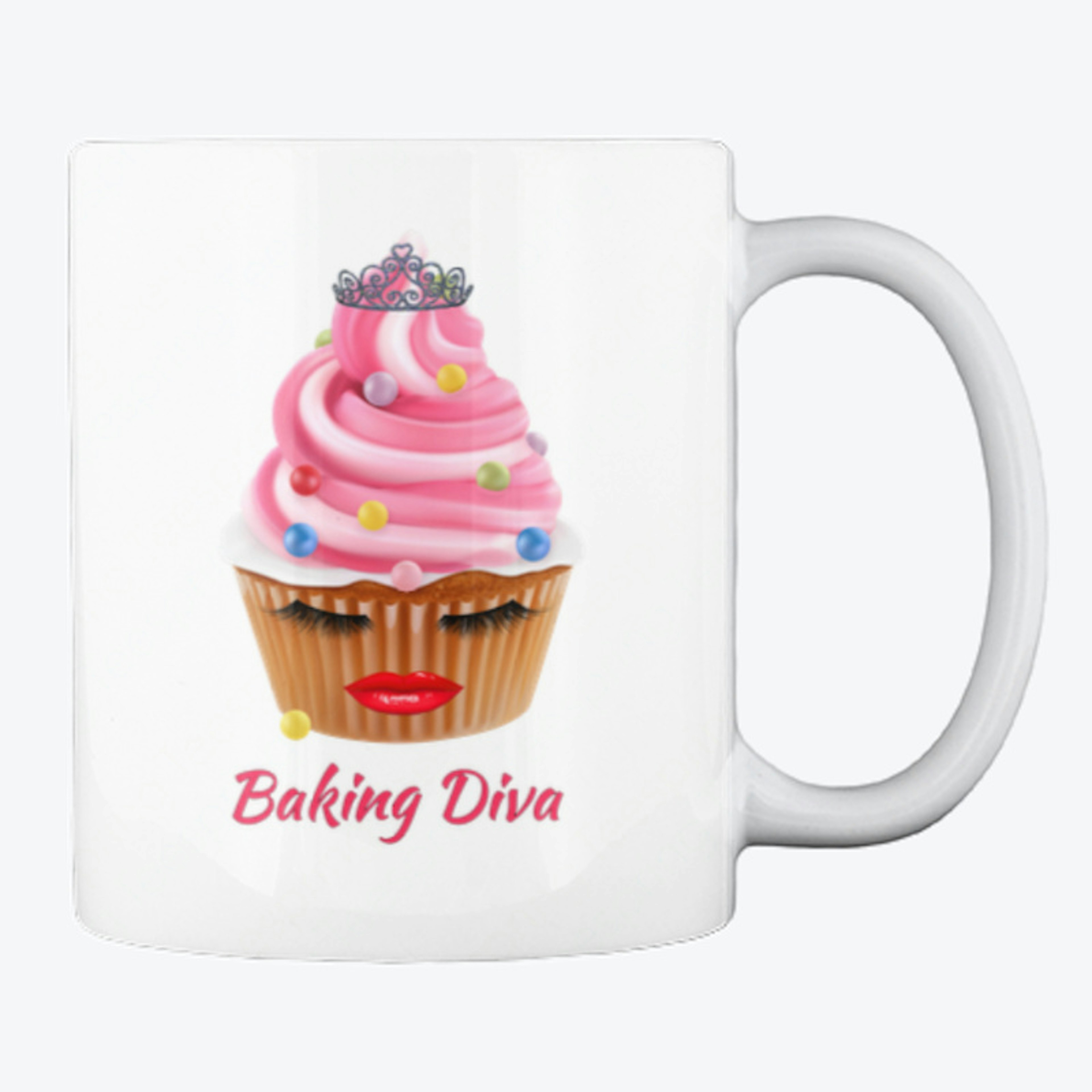 Baking Diva Cupcake Design